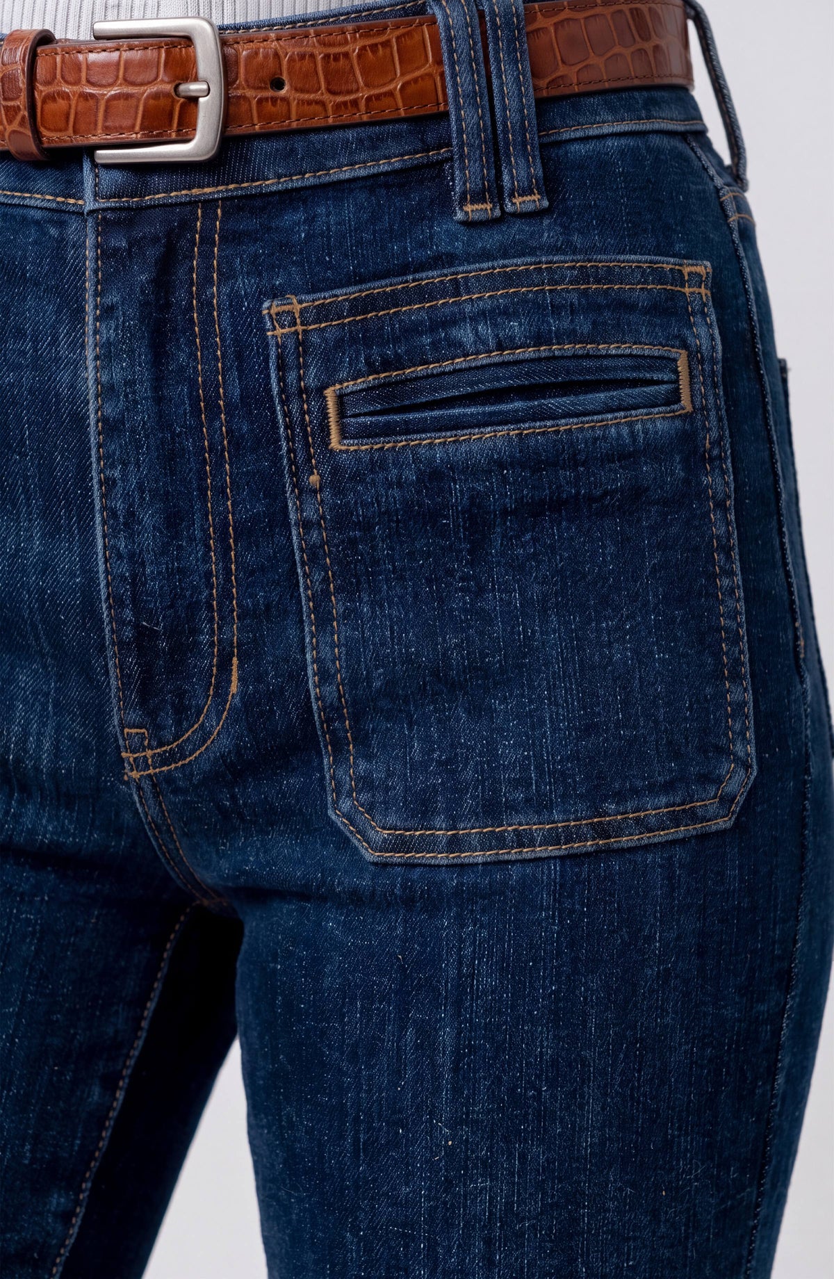 Hannah Flare Vtg Patch Pocket Jean
