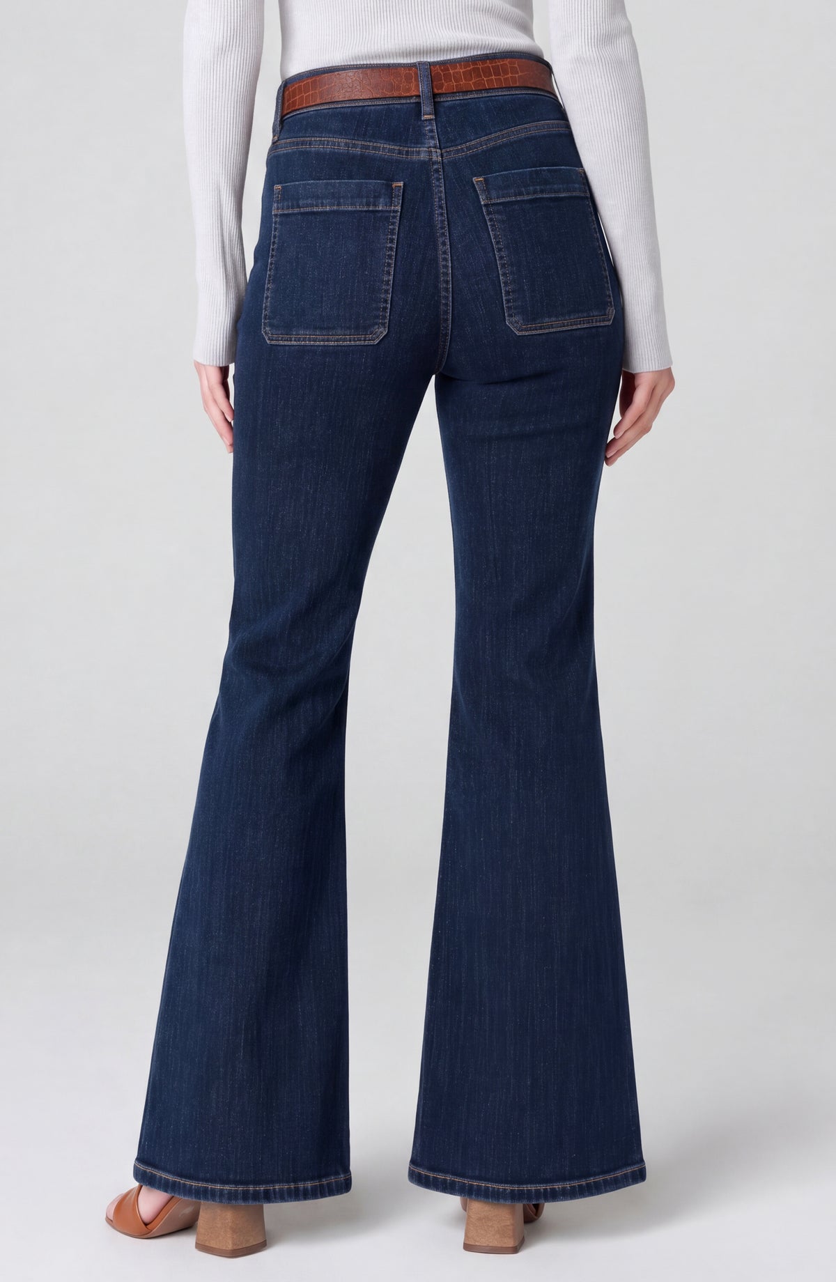 Hannah Flare Vtg Patch Pocket Jean