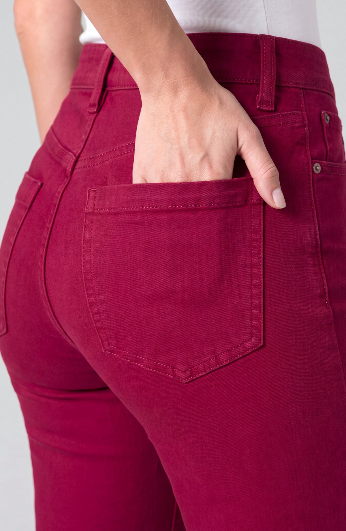 Hannah Comfort Waist Flare Wide Hem