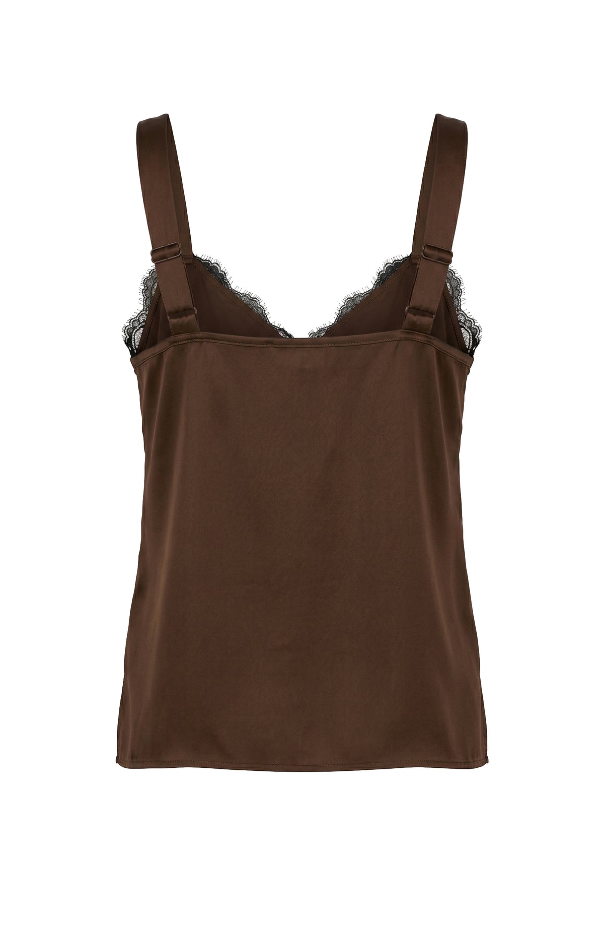 Sleeveless Woven Top with Lace