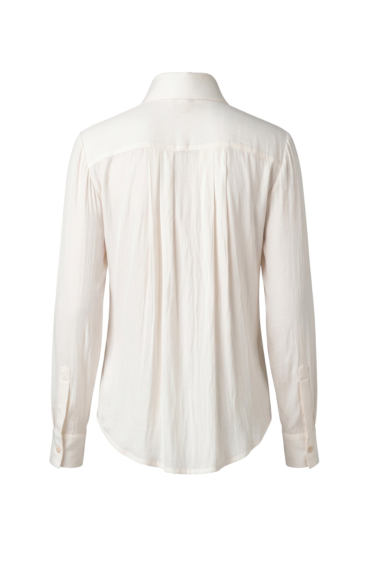 Tuxedo Top w High Collar Shirt