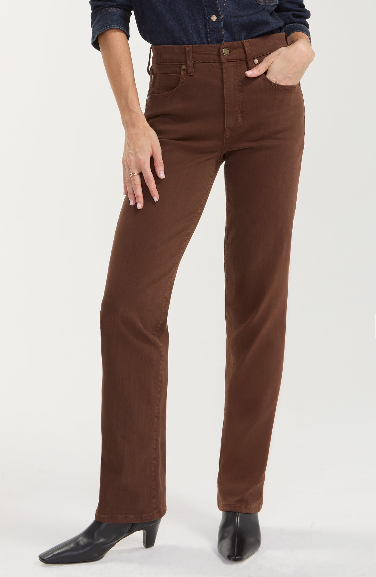 Brown Kennedy Comfort Waist Jean