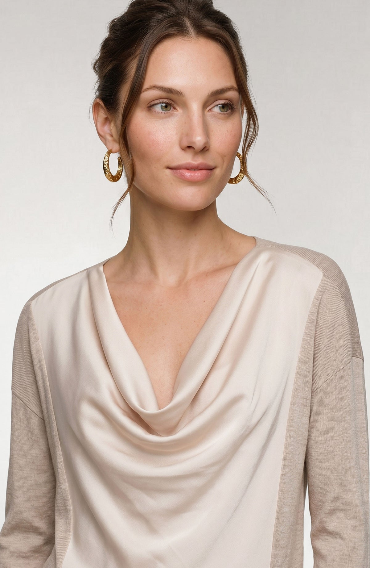 Drape Neck Sweater
