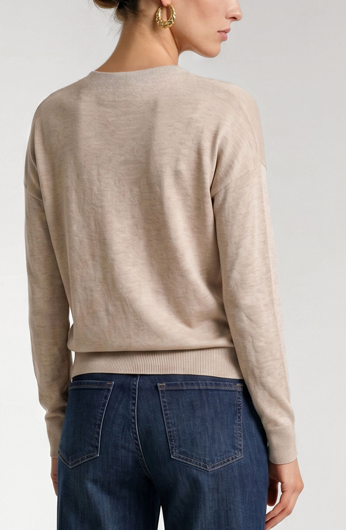 Drape Neck Sweater