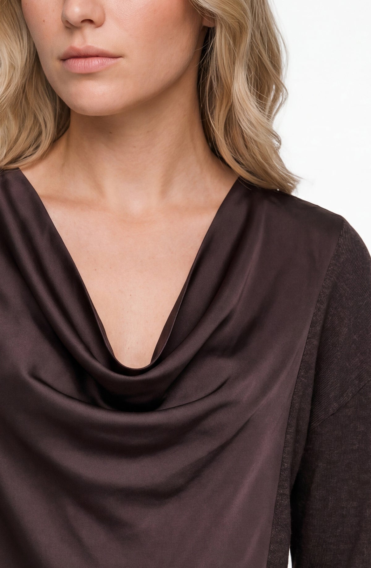 Drape Neck Sweater