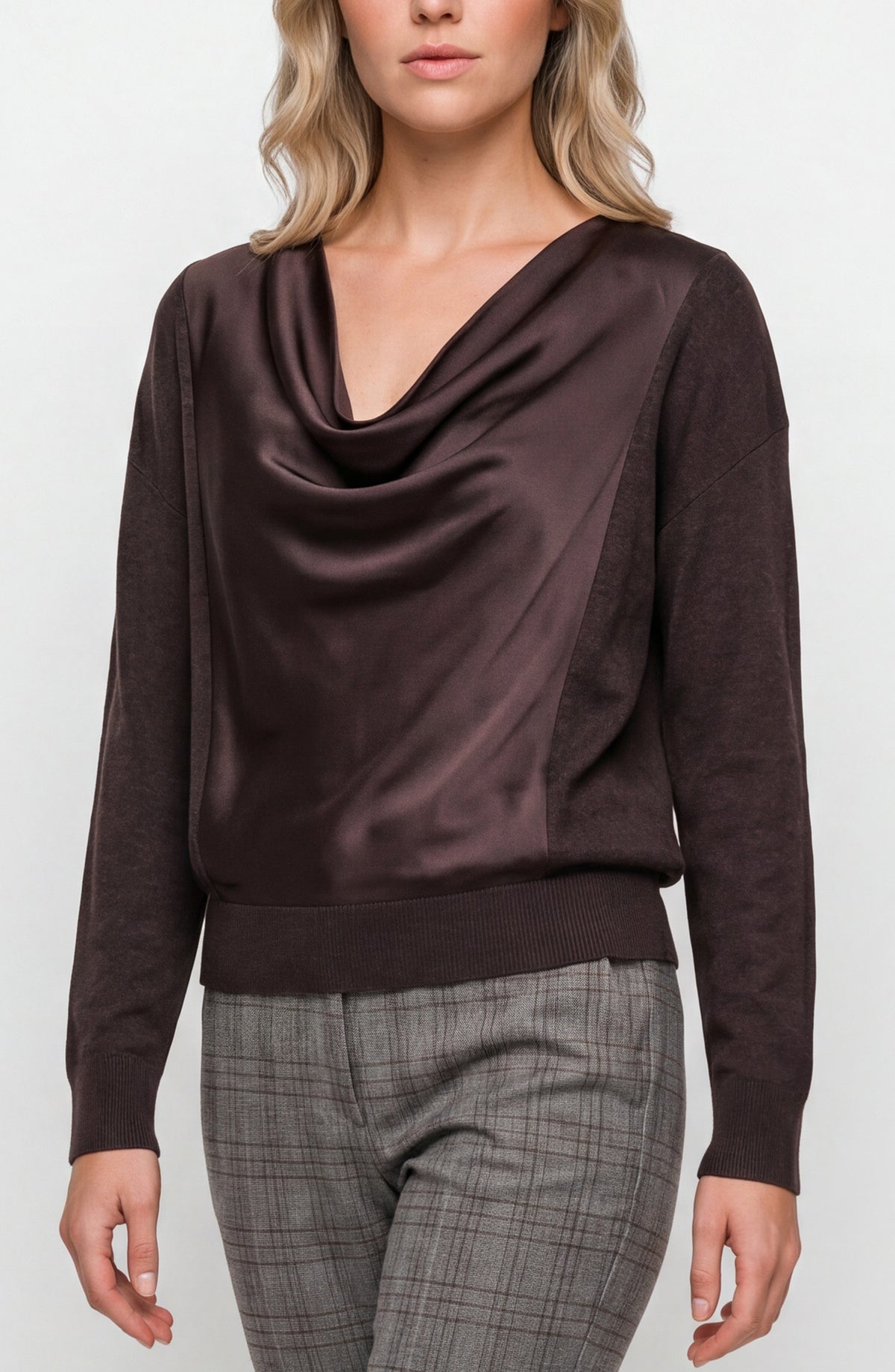 Drape Neck Sweater