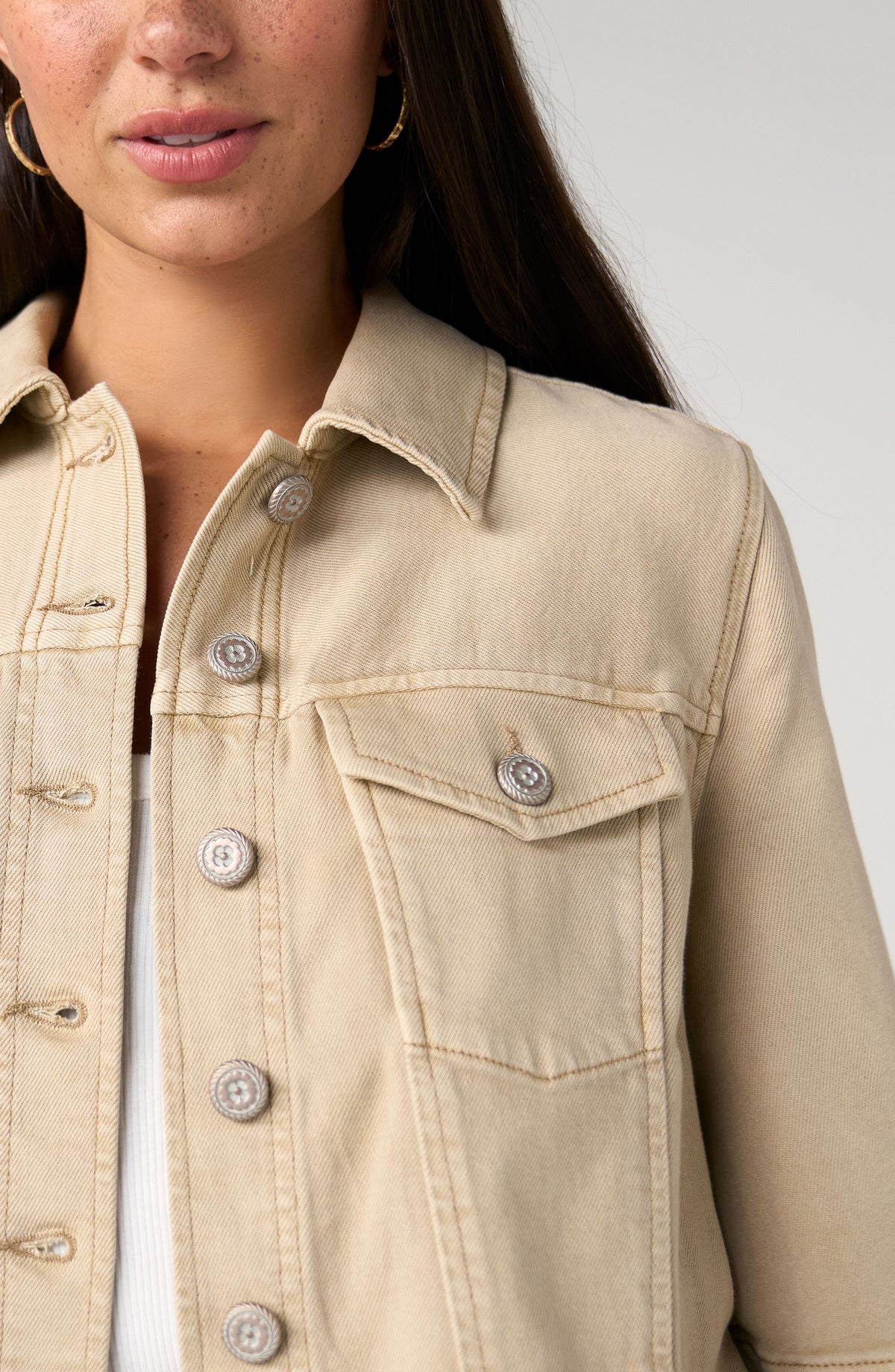Frayed Flounce Jacket