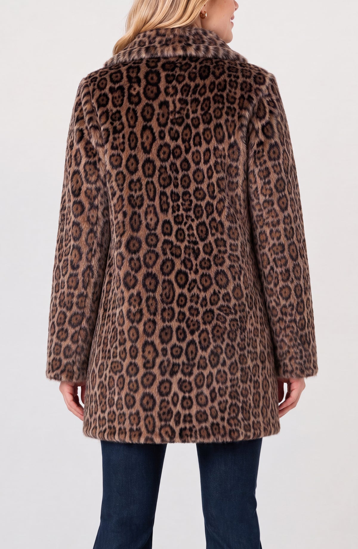 Leopard Faux Fur Jacket