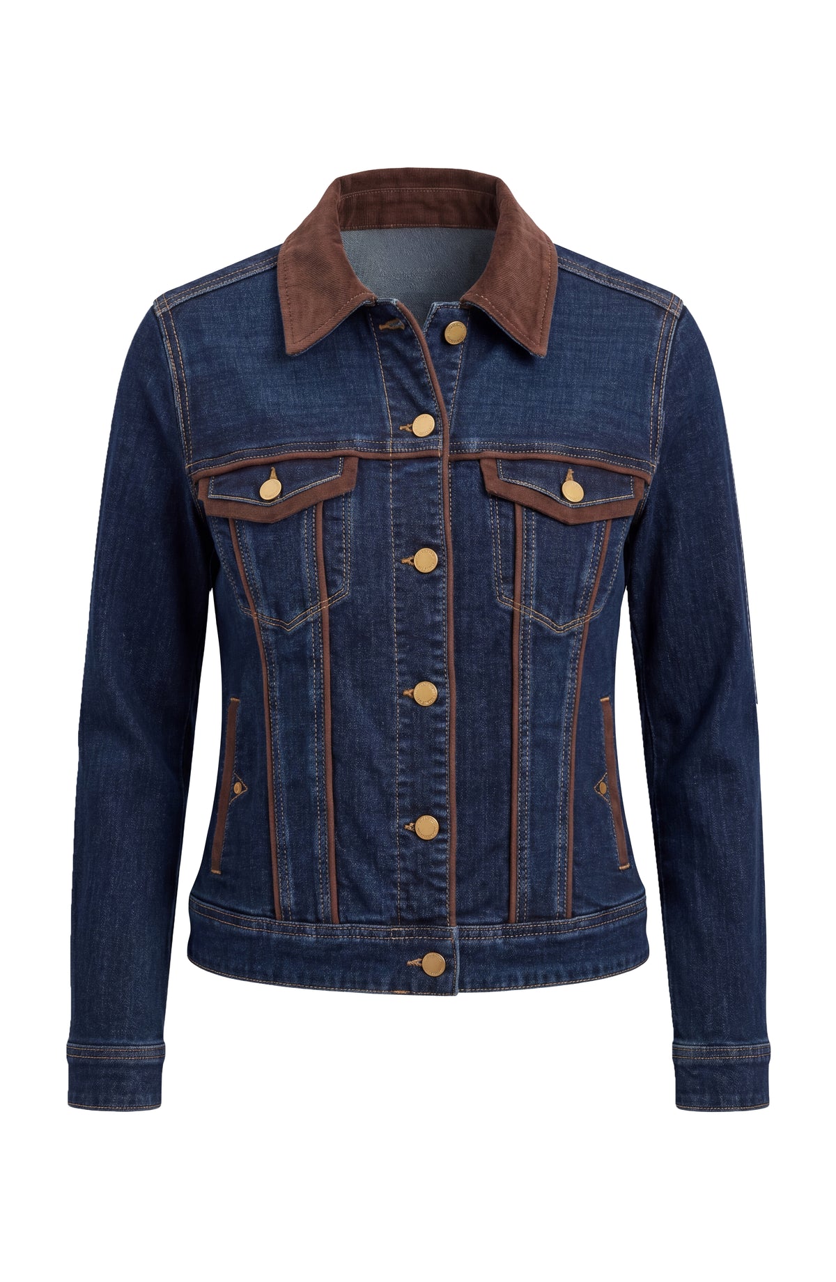 Classic Trucker Jacket Velvet Details