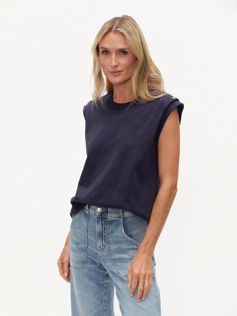 Abby Button Tank Top