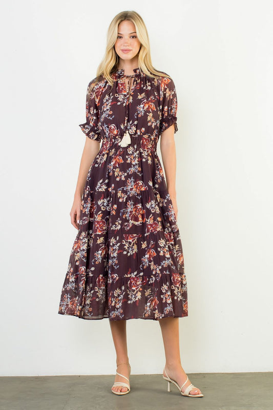 Omni Floral Maxi Dress