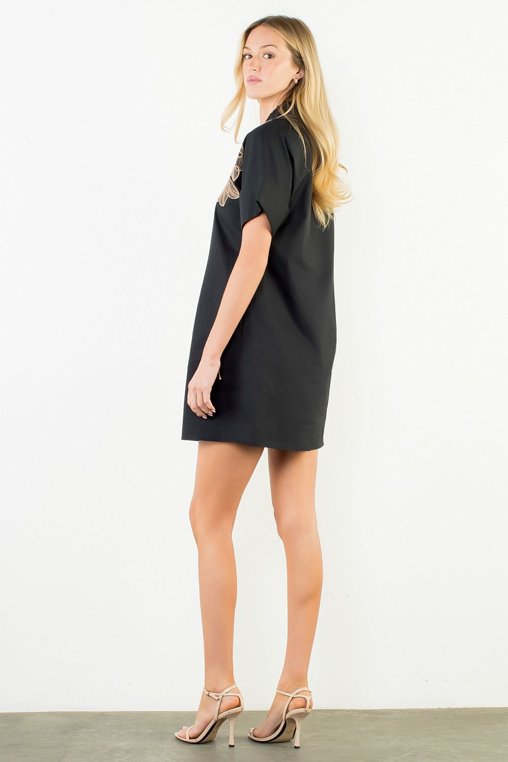 Black and Tan Dress
