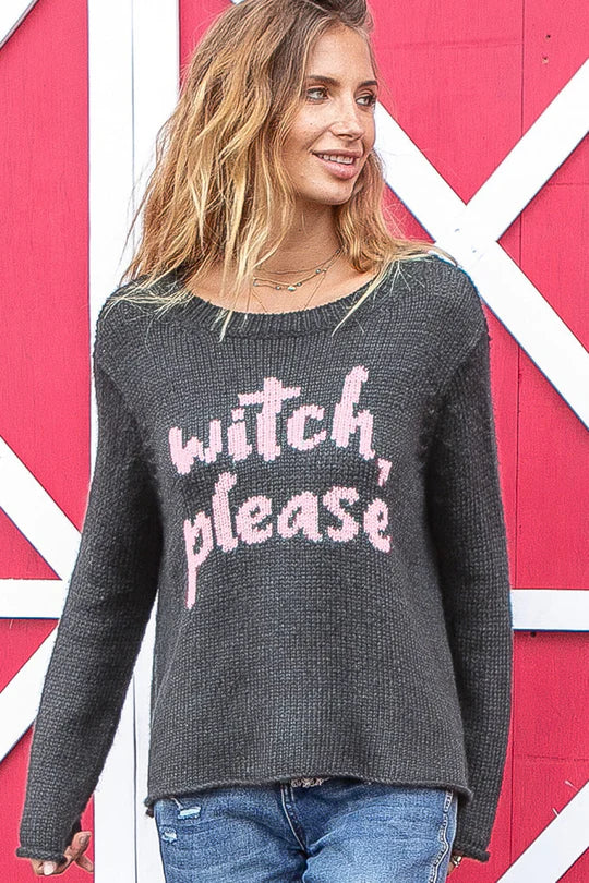 WITCH PLEASE CREW SWEATER