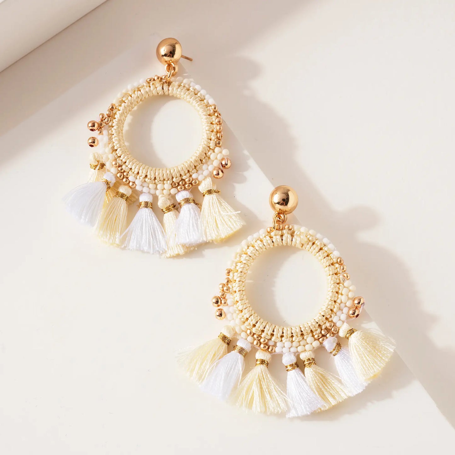 Tassel Beaded Earring