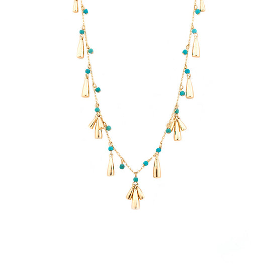 Long Boho Fringe Necklace