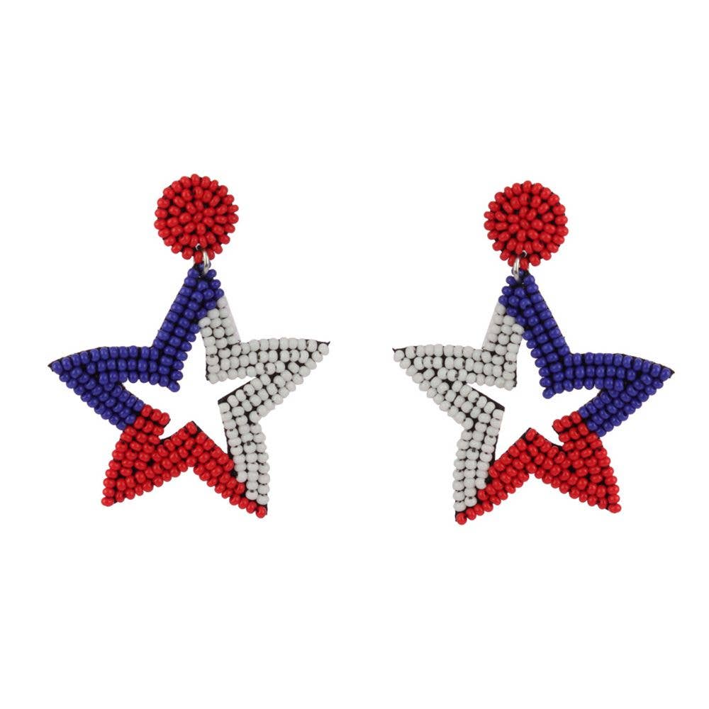 Star Bead Earrings
