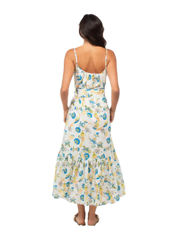 Peacock Floral Dress