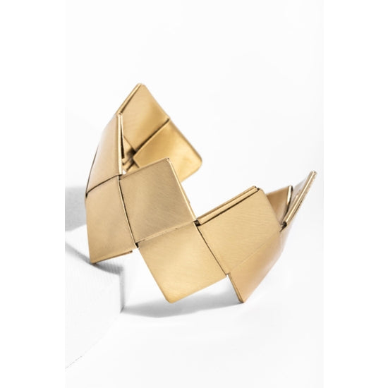 Hera Geometric Cuff Bracelet