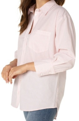Oversized Classic Button Front Shirt